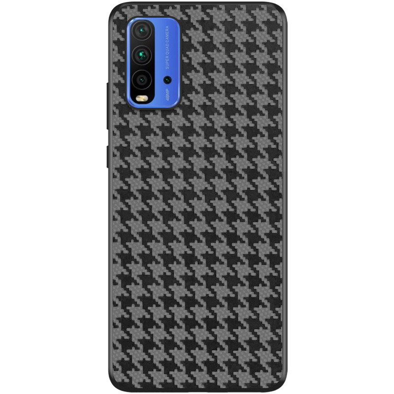 Стильный чехол TPU+PC Grid для Xiaomi Redmi Note 9 4G / Redmi 9 Power / Redmi 9T | Fashion Case на картинке №1