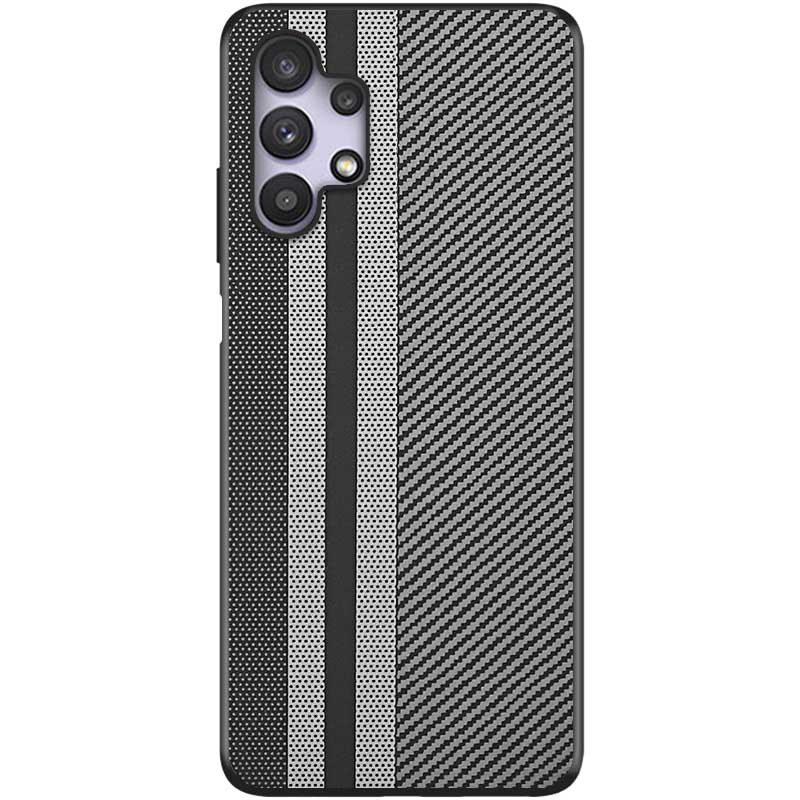 Вишуканий чохол TPU+PC Grid для Samsung Galaxy A32 (A325F) 4G | Fashion Case на малюнкі №1