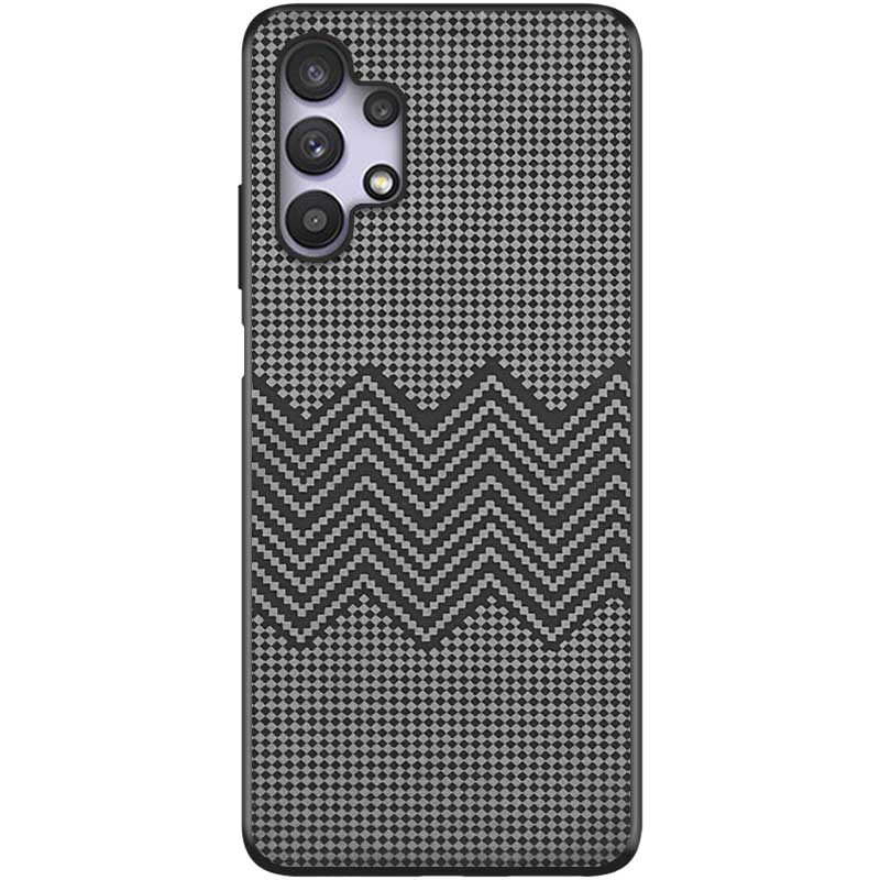 Вишуканий чохол TPU+PC Grid для Samsung Galaxy A32 (A325F) 4G | Fashion Case на малюнкі №1