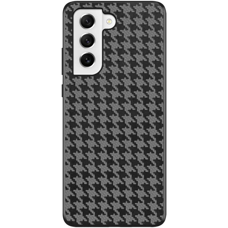 Вишуканий чохол TPU+PC Grid для Samsung Galaxy S21 FE | Fashion Case на малюнкі №1