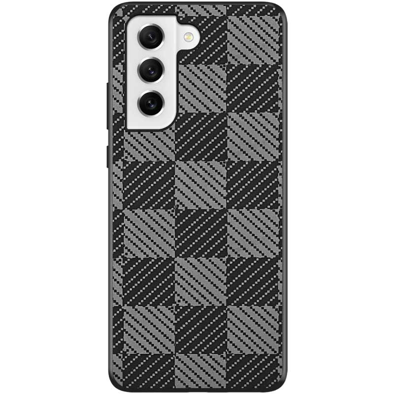 Вишуканий чохол TPU+PC Grid для Samsung Galaxy S21 FE | Fashion Case на малюнкі №1