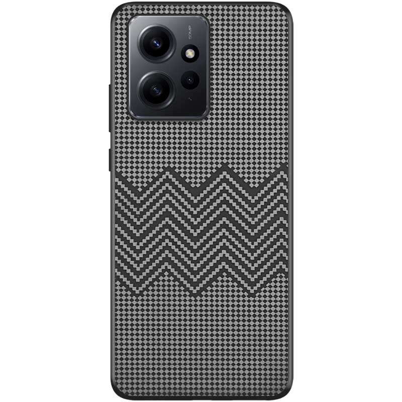 Стильный чехол TPU+PC Grid для Xiaomi Redmi Note 12 4G | Fashion Case на картинке №1