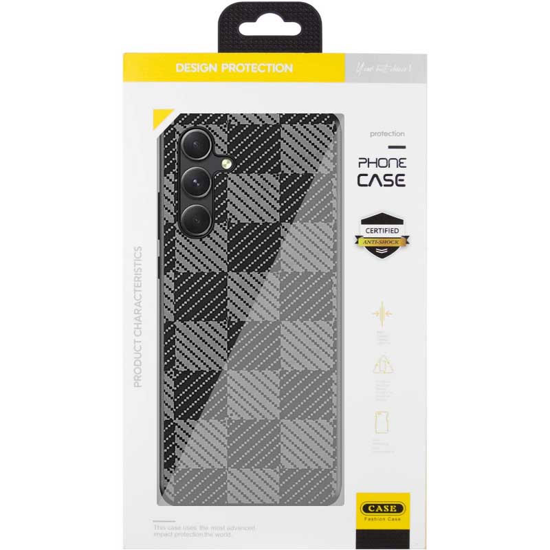 Вишуканий чохол TPU+PC Grid для Samsung Galaxy S24 | Fashion Case Фотографія №2 Вишуканий чохол TPU+PC Grid для Samsung Galaxy S24 | Fashion Case на малюнкі №2