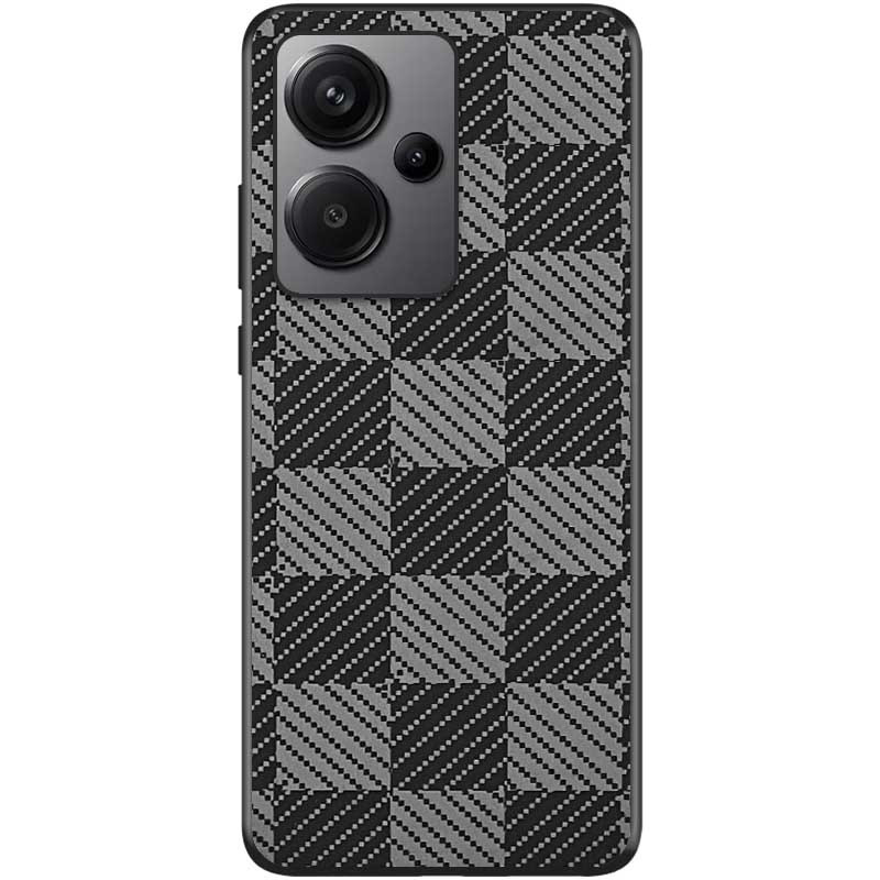 Стильный чехол TPU+PC Grid для Xiaomi Redmi Note 13 Pro+ | Fashion Case на картинке №1