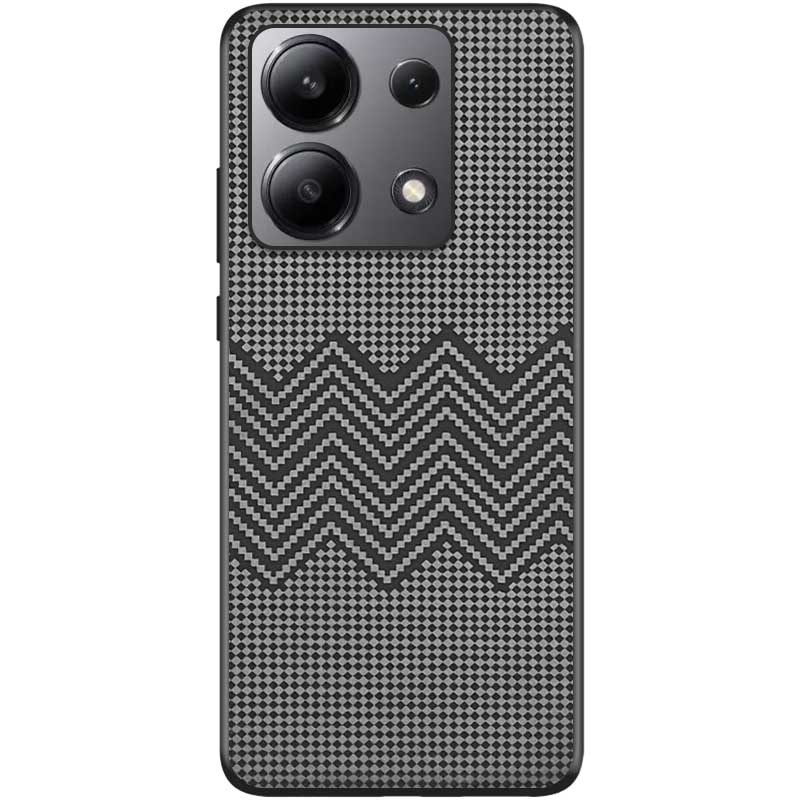 Вишуканий чохол TPU+PC Grid для Xiaomi Redmi Note 13 Pro 4G | Fashion Case на малюнкі №1