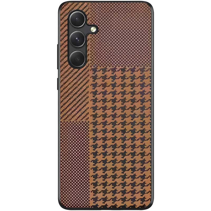 Вишуканий чохол TPU+PC Grid для Samsung Galaxy S24 FE | Fashion Case на малюнкі №1