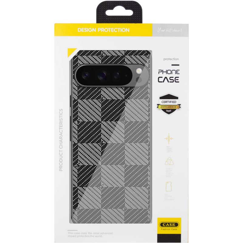 Вишуканий чохол TPU+PC Grid для Google Pixel 9 Pro XL | Fashion Case Фотографія №2 Вишуканий чохол TPU+PC Grid для Google Pixel 9 Pro XL | Fashion Case на малюнкі №2