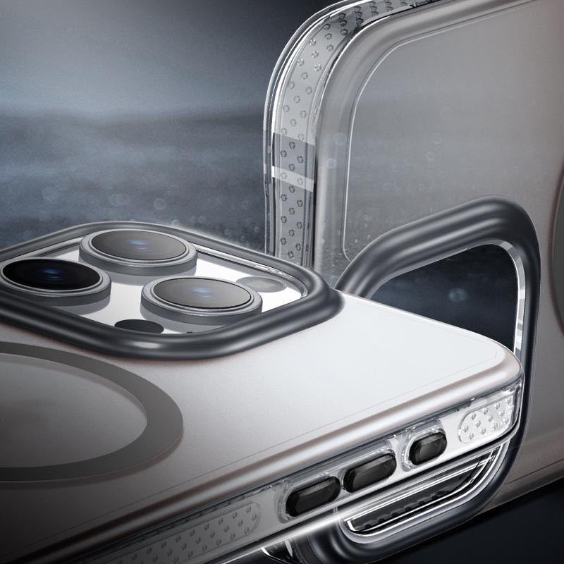Градиентный прозрачный чехол Shadow with MagSafe для Apple iPhone 16 Pro (6.3) | TPU+PC на картинке №3