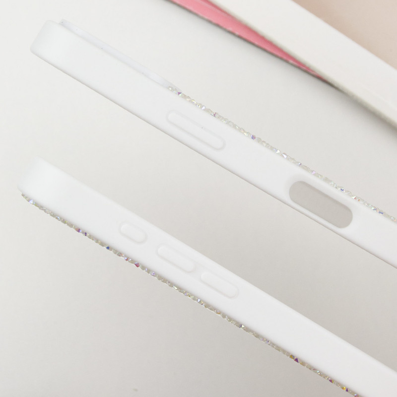 Сверкающий чехол со стразами Bling World Rock Diamond with MagSafe для Apple iPhone 16 (6.1) | на картинке №2