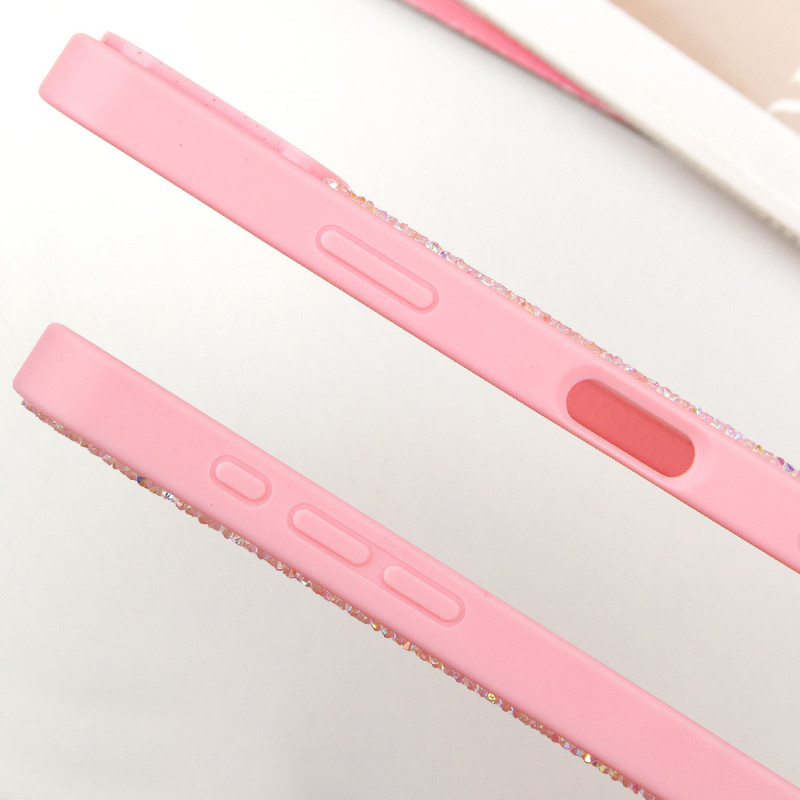 Сверкающий чехол со стразами Bling World Rock Diamond with MagSafe для Apple iPhone 16 Pro (6.3) | на картинке №2