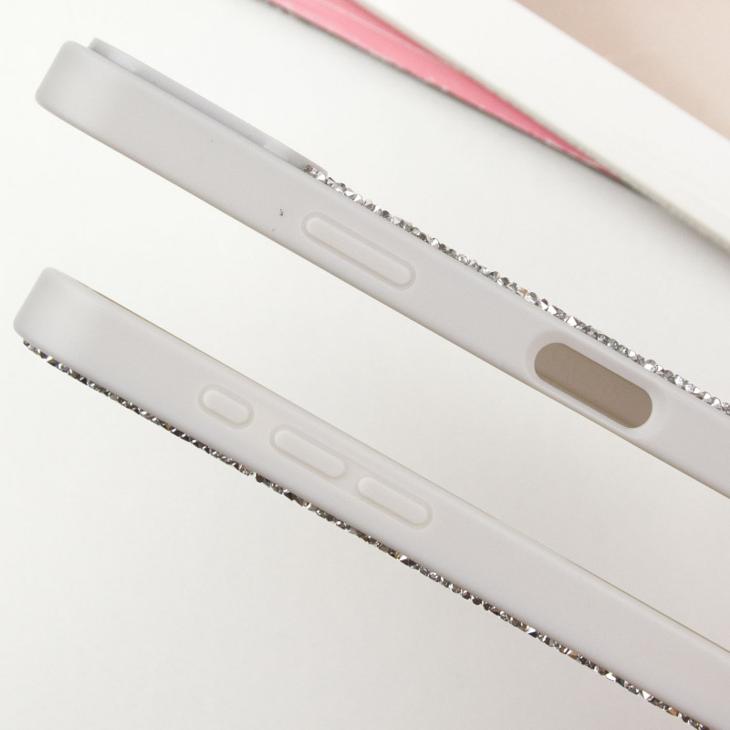 Сверкающий чехол со стразами Bling World Rock Diamond with MagSafe для Apple iPhone 16 Pro (6.3) | на картинке №2