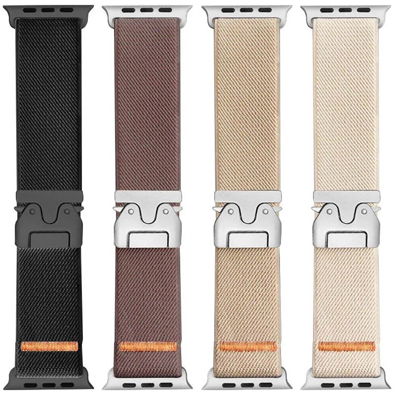 Ремешок Nylon New Design для Apple Watch 42(ser.1-3)/44/45/46/49mm, Нейлон, купить оптом с доставкой