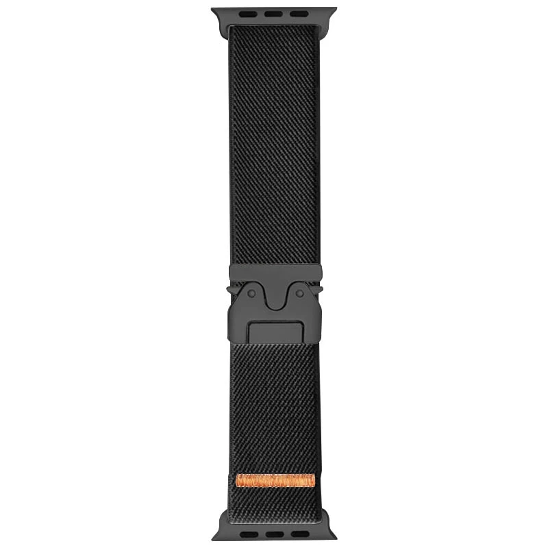Ремешок Nylon New Design для Apple Watch 42(ser.1-3)/44/45/46/49mm, Black, Нейлон, купить оптом с доставкой