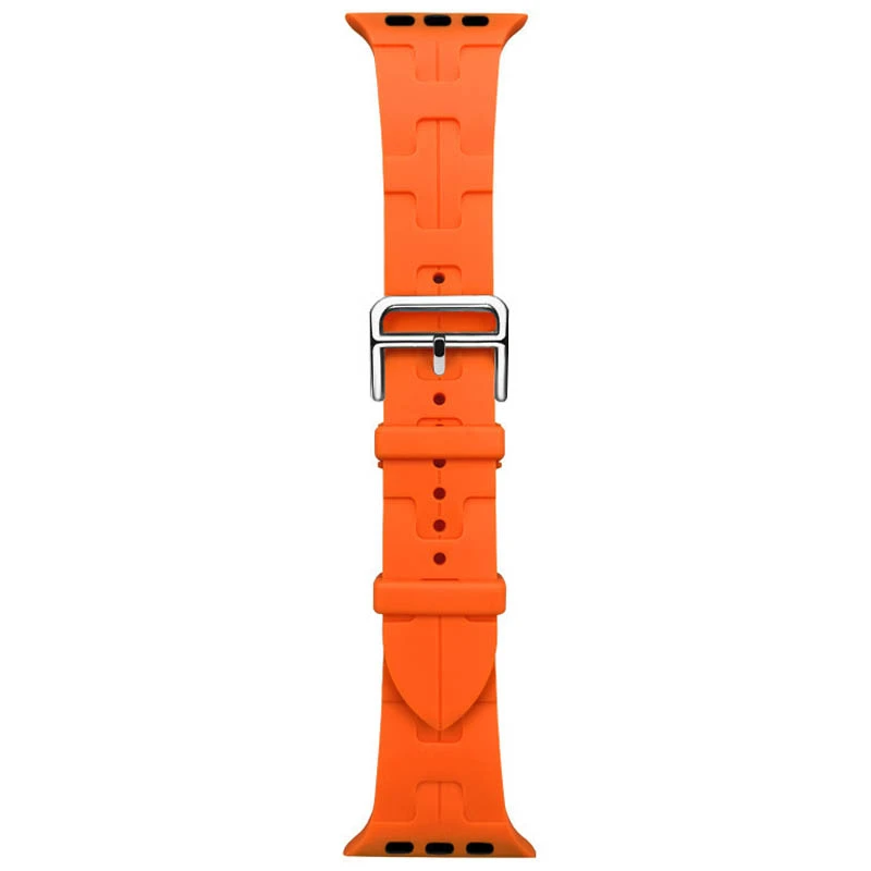 Ремешок Kilim для Apple Watch 38/40/41/42mm(ser.10), Orange, Силикон (TPU), купить оптом с доставкой