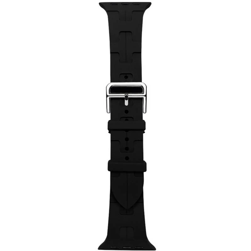 Ремешок Kilim для Apple Watch 42(ser.1-3)/44/45/46/49mm, Black, Силикон (TPU), купить оптом с доставкой