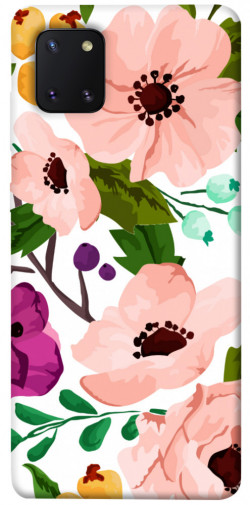 Чехол itsPrint Акварельные цветы для Samsung Galaxy Note 10 Lite (A81)