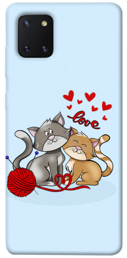 Чохол itsPrint Два коти Love для Samsung Galaxy Note 10 Lite (A81)