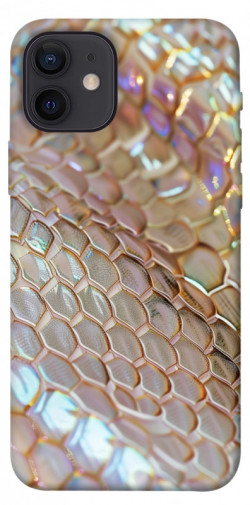 Чехол itsPrint Gold snake skin для Apple iPhone 12 Pro (6.1")