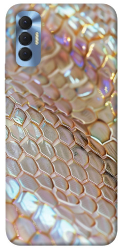 Чохол itsPrint Gold snake skin для TECNO Spark 8P