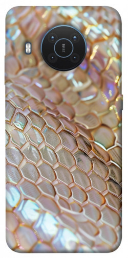 Чехол itsPrint Gold snake skin для Nokia X10 / X20
