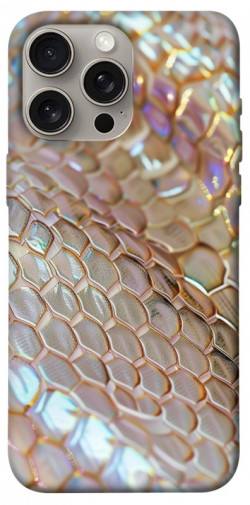 Чехол itsPrint Gold snake skin для Apple iPhone 15 Pro Max (6.7")