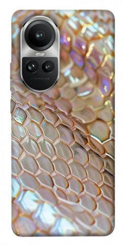 Чохол itsPrint Gold snake skin для Oppo Reno 10