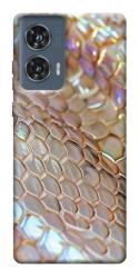 Чехол itsPrint Gold snake skin для Motorola Edge 50 Fusion