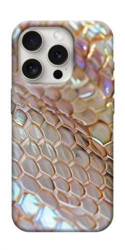Чехол itsPrint Gold snake skin для Apple iPhone 16 Pro Max (6.9")