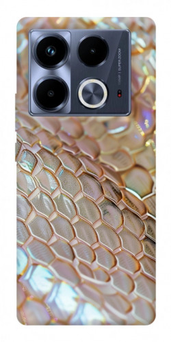 Чехол itsPrint Gold snake skin для Infinix Note 40 4G