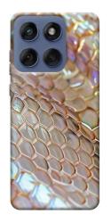 Чехол itsPrint Gold snake skin для Motorola Edge 60 Fusion