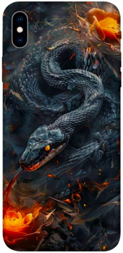 Чехол itsPrint Black snake для Apple iPhone XS Max (6.5")