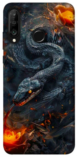 Чохол itsPrint Black snake для Huawei P30 lite