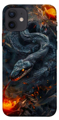 Чехол itsPrint Black snake для Apple iPhone 12 Pro (6.1")