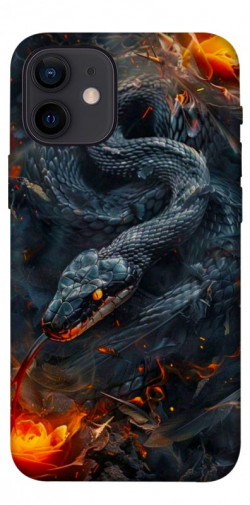 Чехол itsPrint Black snake для Apple iPhone 12 mini (5.4")