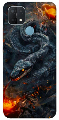Чехол itsPrint Black snake для Oppo A15s / A15