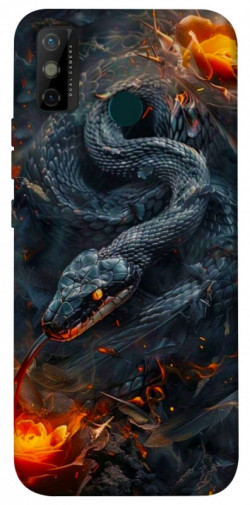 Чехол itsPrint Black snake для TECNO Spark 6 Go