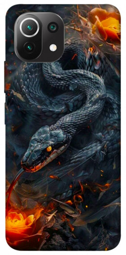 Чохол itsPrint Black snake для Xiaomi Mi 11 Lite