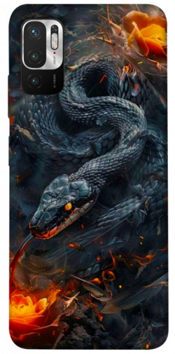 Чехол itsPrint Black snake для Xiaomi Redmi Note 10 5G