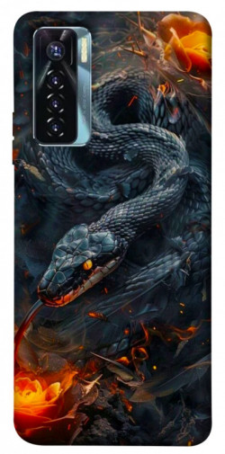 Чехол itsPrint Black snake для TECNO Camon 17 Pro