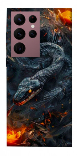 Чохол itsPrint Black snake для Samsung Galaxy S22 Ultra