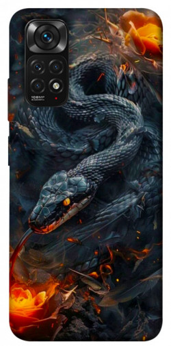 Чохол itsPrint Black snake для Xiaomi Redmi Note 11 (Global) / Note 11S