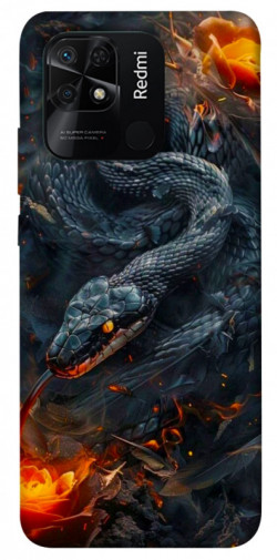 Чохол itsPrint Black snake для Xiaomi Redmi 10C