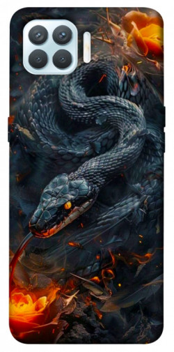 Чехол itsPrint Black snake для Oppo F17 Pro