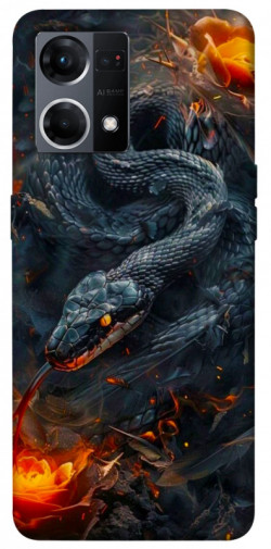 Чохол itsPrint Black snake для Oppo Reno 7 4G