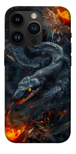 Чехол itsPrint Black snake для Apple iPhone 14 Pro (6.1")