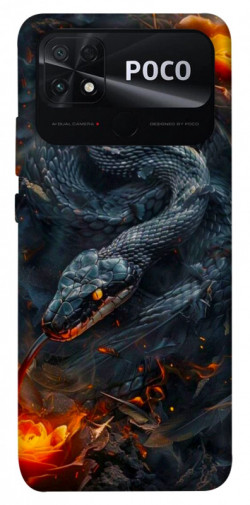 Чохол itsPrint Black snake для Xiaomi Poco C40