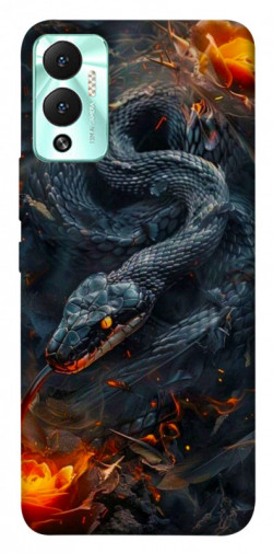 Чохол itsPrint Black snake для Infinix Hot 12 Play