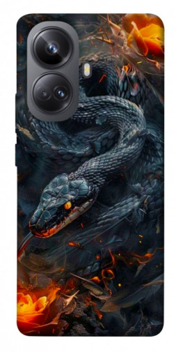Чехол itsPrint Black snake для Realme 10 Pro+