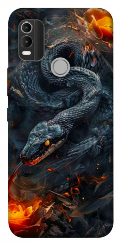 Чехол itsPrint Black snake для Nokia C21 Plus