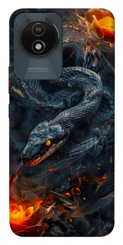 Чехол itsPrint Black snake для Vivo Y02